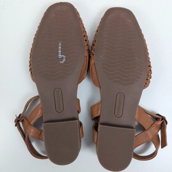 FRYE AND CO. | Brown Woven Flat Sandals Size 7 - Picture 5 of 6
